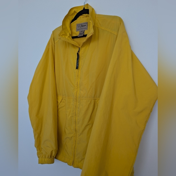 LL Bean Fisherman Mesh Lined Windbreaker Jacket Sz L Cinchable Men's Outdoor Y2K - Picture 6 of 16